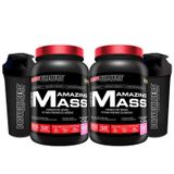 Kit 2 Hipercalórico Hiper Amazing Mass 1,5 Kg