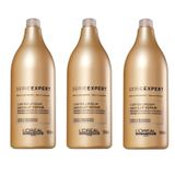 Kit 3 Shampoo Loreal Absolut Repair Cortex Lipidium 1500ml