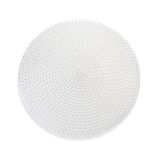 Jogo Americano Redondo De Plástico Branco 38cm