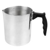 Leiteira Caneca Fervedor De Leite Aluminio Cozinha 900ml