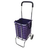 Carrinho De Feira Dobravel Aluminio Sacola Ecologica Compras