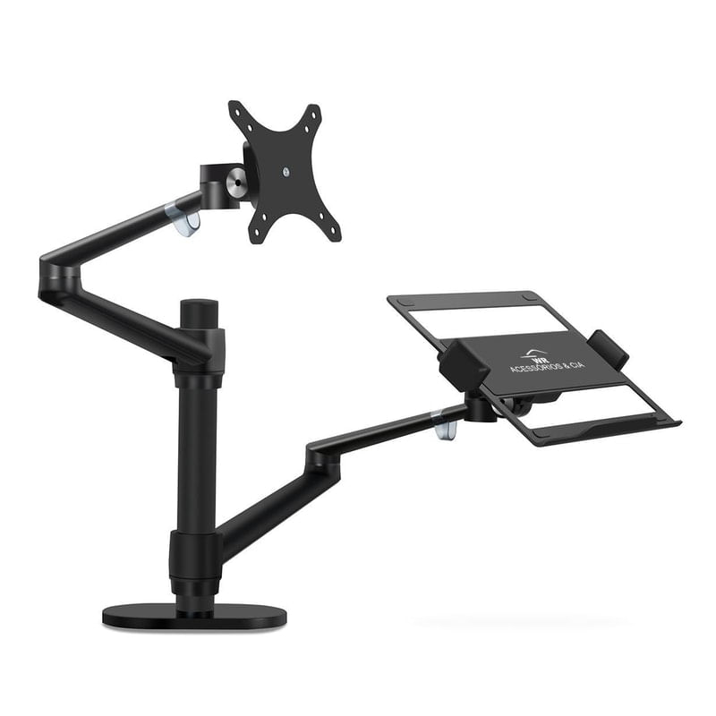 Suporte Para Monitor E Notebook Ergonômico Em Alumínio, Peto