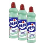 Veja Gold Limpeza Pesada Floral Campestre Com 500ml Kit 3