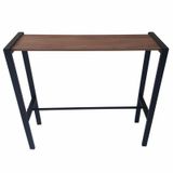 Aparador Prateleira Industrial Mônaco Mdf Amêndoa 100cm