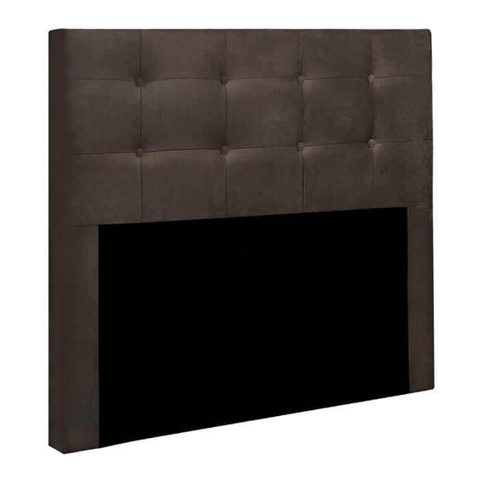 Cabeceira Casal Cama Box 140x129 Cm Helen Suede Marrom Sbl