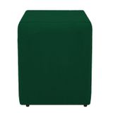 Puff Suede Verde Decoração De Sala Maquiagem Camarim Top