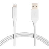 Cabo Carregador Do Iphone Basics , Abs Usb-a Para Lightning, Certificado Mfi, Para Apple Iphone, Ipad, 10.000 Bend Lifespan - Branco, 6-ft, 2-pack