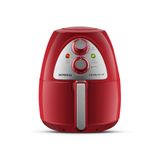 Fritadeira Elétrica Mondial Air Fryer Af-14 Inox, Vermelha - 110v