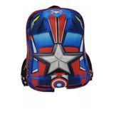 Mochila Infantil Carros América 3d Costas Escolar Aula M4194