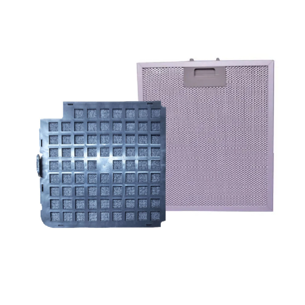 Kit Filtro de Alumínio e de Carvão Ativado para Coifa de Parede CVC Slim 2 unidades