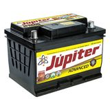 Bateria Júpiter Advanced Livre Manutenção 60ah Jjfa60ld Quantum Santana Saveiro Voyage Golf Parati