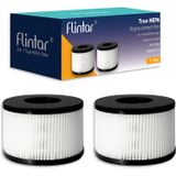 Flintar Bs-03 3-em-1 H13 Grau Verdadeiro Filtro De Substituição Hepa, Compatível Com Partu Bs-03 Purificador De Ar Hepa, 2-pack