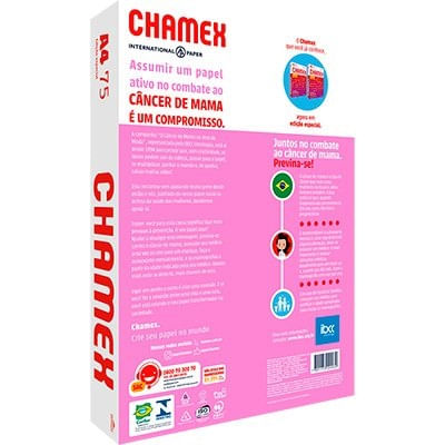 Papel Chamex Edicao Especial A4 Sulfite 75g Resma De 500 Folhas