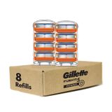 Gillette Fusion Power Lâminas De Barbear Masculinas - 8 Recargas