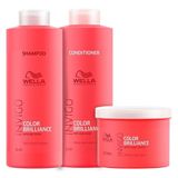 Kit Invigo Color Brilliance 3 Produtos - Wella Professionals