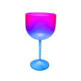 Kit 6 Taças De Gin Degradê Azul/pink Neon De Acrílico 550 Ml