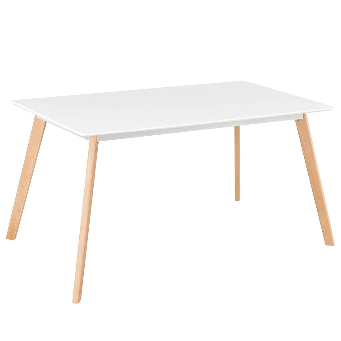 Mesa De Jantar Retangular Leda - 80 X 140 Cm - Branco