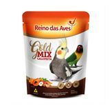 Ração Reino Das Aves Gold Mix Calopsita Para Pássaros - 500g
