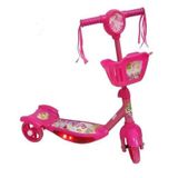 Patinete Divertido Musical Com Cesto Brics