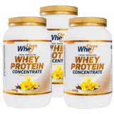 Clean Whey Concentrada Sporting 900g Sabor Baunilha Kit X3