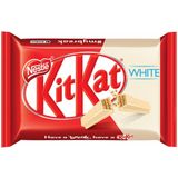 Kit 5 Barras De Chocolate Kit Kat 4 Fingers Branco 41,5g