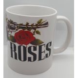 Caneca Tema Banda Em Porcelana 325 Ml