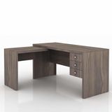 Mesa para Escritório Tecno Mobili ME4106 Carvalho