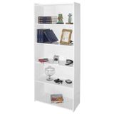 Estante para Livros com 5 Prateleiras ESM201 MovelBento Branco