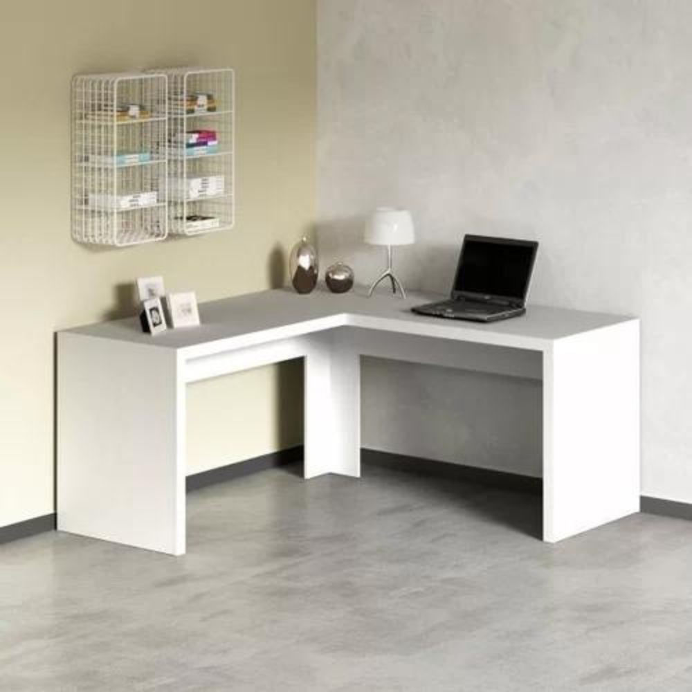 Mesa para Escritório Angular Tecno Mobili ME4116 Branco