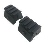 Kit 2 Conversor De Trilho 11mm Para 22mm Luneta Red Dot Mira