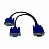 Kit 15 Cabo Vga Macho X 2 Vga Femea Pc Tv Monitor Projetor