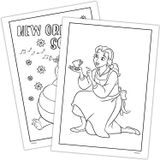 Disney Princess Create-a-scene Sticker Activity Pad And Sticker Scenes 45650, Bendon