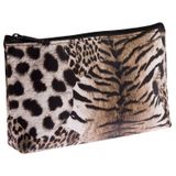 Necessaire Envelope Animal Print Estampada Onça Marco Boni