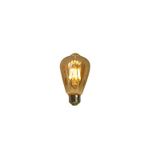 Lampada Led Filamento Bulbo St64 4w E27 Ambar Retro 2200k