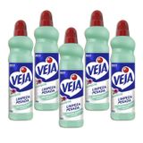 Veja Gold Limpeza Pesada Floral Campestre Com 500ml Kit 5