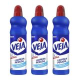 Veja Gold Limpeza Pesada Original 500ml Kit 3