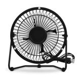 Mini Ventilador Usb Articulável para Mesa de Escritorio - Preto