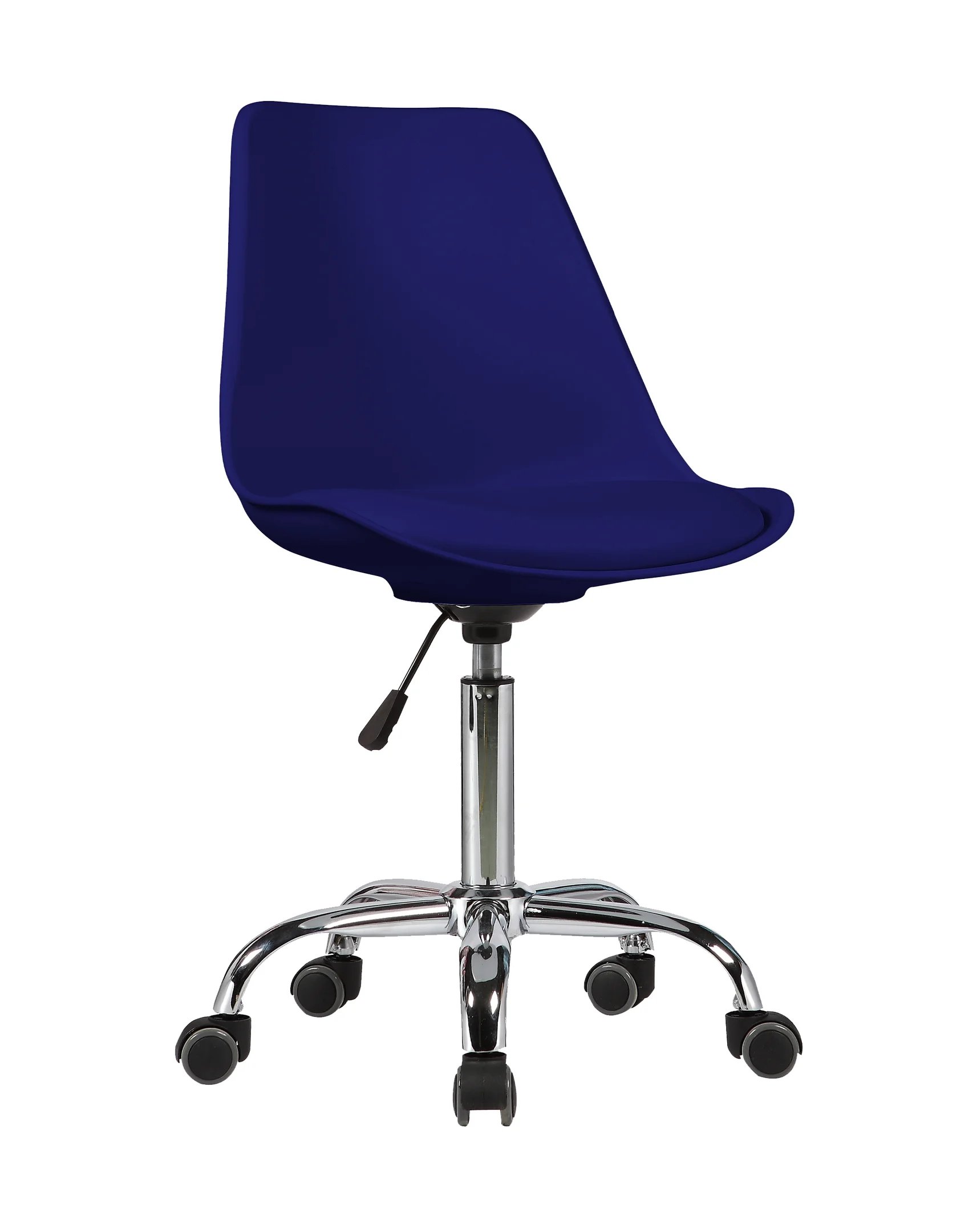 Cadeira Para Escritório Secretária Decorativa Eames Chicago Fratini Móveis Azul