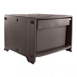 Gaveteiro 1 Gaveta KZ Container Grifit Cinza Mushroom