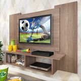 Mesa Escrivaninha Para Escritório 3 Gavetas Self Appunto Castanho/branco
