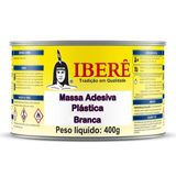 Massa Adesiva Plástica Ibere Bca 400 Gramas Maxi Rubber - Embalagem C/ 12 Unidades