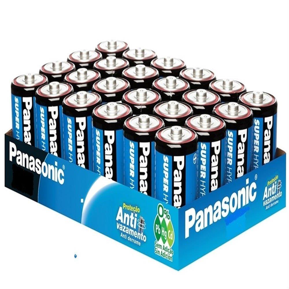 Pilha Panasonic Comum Bandeja Grande 1sh - Embalagem C/ 20 Unidades