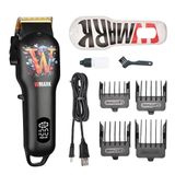Maquina De Cortar Cabelo Sem Fio Wmark Ng 123 Com Display