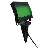 Refletor Led Verde Com Estaca Para Jardim 7,5 W 18455