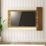 Painel Para Tv Até 65 Polegadas Com Led Pl3003 Tecno Mobili Natural