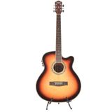 Violão Land Eletrico Aço Sunburst Lw-a40e/sb