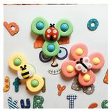 3 Unidades/conjunto Fidget Finger Hand Spinner Suction Cup S