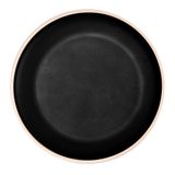Prato Raso De Melamina Class Preto 27cm