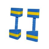 Halteres Eva Triangular Grande Hidro. 2kg A 3kg Par Pronado.