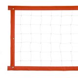 Rede De Vôlei Colorida Evo Sports 5 Metros Laranja/branco